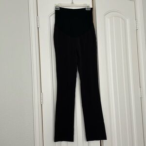 Seraphine Straight Leg Black Maternity Pants